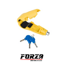 Oxford Motorcycle LeverLock Alarm Motorbike Handlebar Brake Clutch Lock Yellow