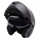 Stealth V159 Flip Up Front Motorcycle Crash Helmet Matt Black