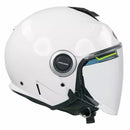 AIROH HELIOS JET OPEN FACE MOTORCYCLE HELMET - WHITE GLOSS