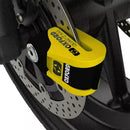 Oxford Quartz XA6 Motorcycle Motorbike Alarm Disc Lock Yellow / Black