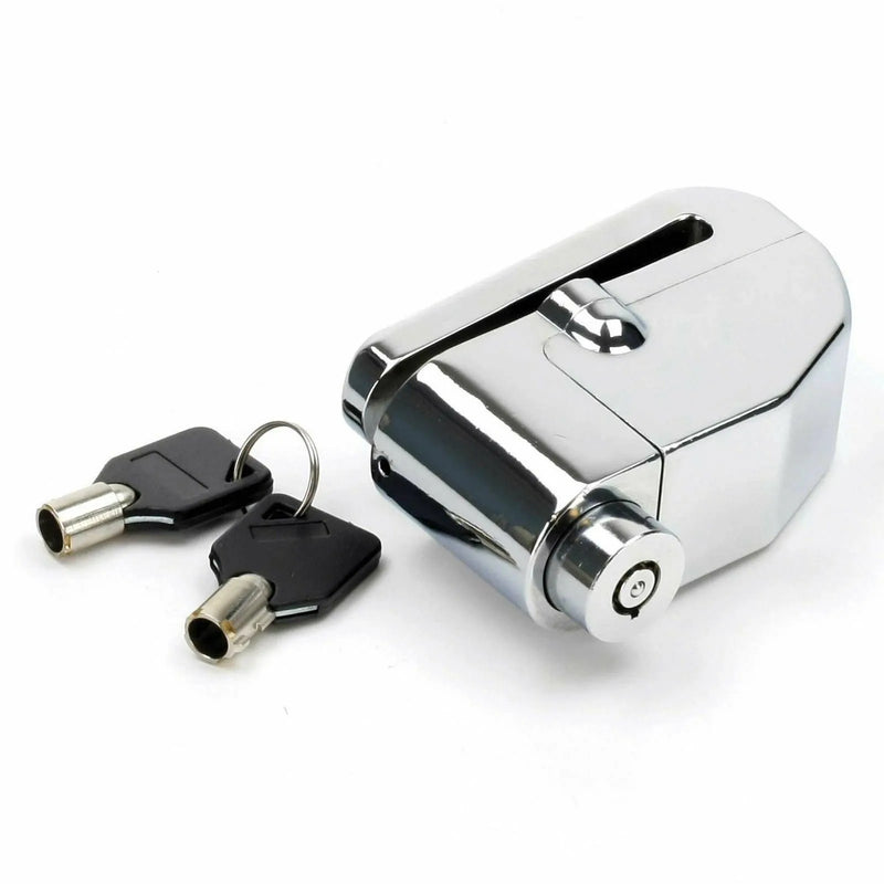 Mammoth Motorcycle Bike Scooter Disc Lock Alarm 110 Decibel Silver LODALM01